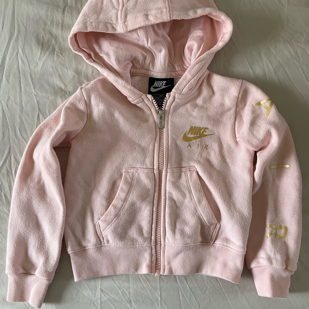Nike Air Pale Pink Zip Hoodie 2T